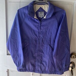 Vibrant Purple Windbreaker Jacket
